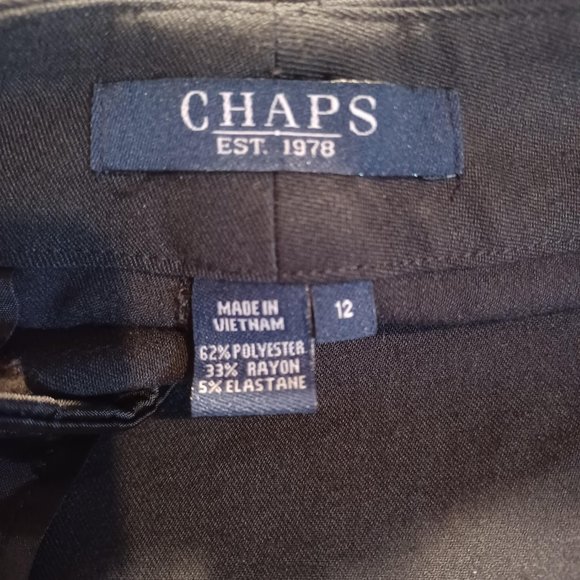 Chaps Sutton Place Black Dress Pants NWT - Picture 5 of 5